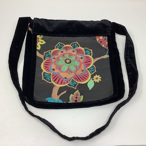 Gypsy Wings Floral Boho Tapestry Bag - Picture 1 of 7